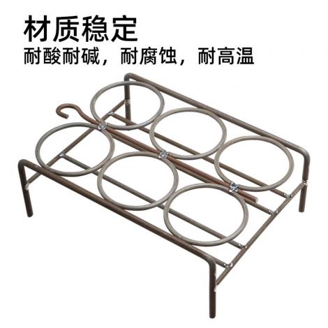 6孔鎳坩堝架