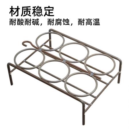 6孔鎳坩堝架