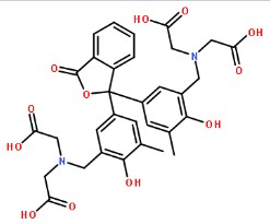鄰甲酚酞分子式結(jié)構(gòu)圖