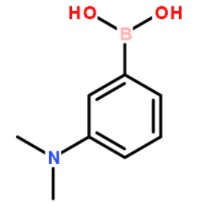 3-(N,N-二甲基氨基)苯基硼酸分子式結(jié)構(gòu)圖
