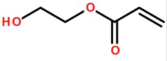 丙烯酸羥乙酯化學(xué)式結(jié)構(gòu)圖