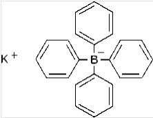 四苯硼鉀分子式結構圖