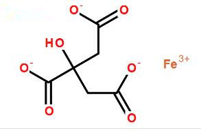檸檬酸鐵分子式結(jié)構(gòu)圖