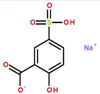磺基水楊酸鈉化學(xué)式結(jié)構(gòu)圖