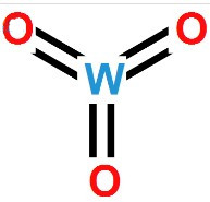 三氧化鎢化學(xué)分子結(jié)構(gòu)圖