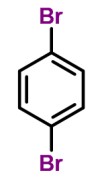 1,4-二溴苯化學(xué)式結(jié)構(gòu)圖