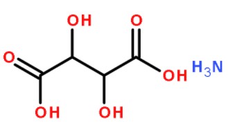 DL-重酒石酸膽堿分子式結(jié)構(gòu)圖