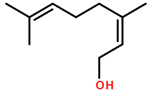 橙花醇分子式結(jié)構(gòu)圖