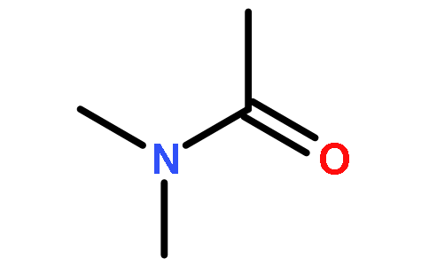 N,N-二甲基乙酰胺分子式結(jié)構(gòu)圖