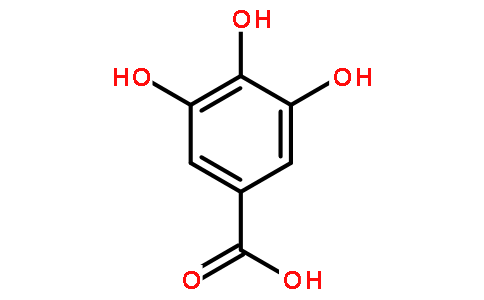 沒(méi)食子酸分子式結(jié)構(gòu)圖