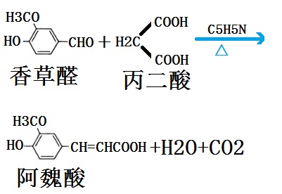 阿魏酸生產反應
