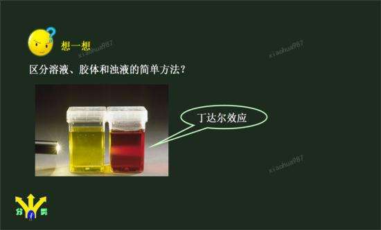 區(qū)分膠體溶液