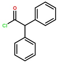 二苯基乙酰氯化學(xué)式結(jié)構(gòu)圖