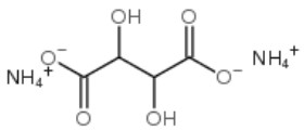 酒石酸銨化學(xué)式結(jié)構(gòu)圖