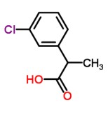 2-（3-氯苯基）丙酸分子式結(jié)構(gòu)圖