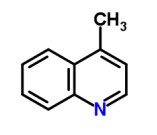 4-甲基喹啉分子式結(jié)構(gòu)圖