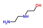 N-(2-羥乙基)乙二胺分子式結(jié)構(gòu)圖