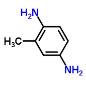 2,5-二氨基甲苯分子式結(jié)構(gòu)圖