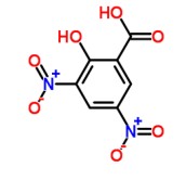 3,5-二硝基水楊酸化學(xué)式結(jié)構(gòu)圖