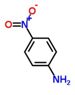 4-硝基苯胺化學(xué)式結(jié)構(gòu)圖