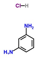間苯二胺二鹽酸鹽分子式結(jié)構(gòu)圖