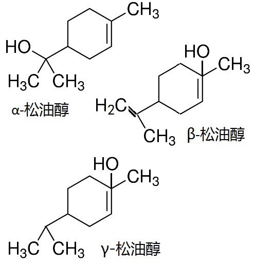 三種異構(gòu)體的化學(xué)結(jié)構(gòu)式