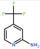 2-氨基-4-(三氟甲基)吡啶分子式結(jié)構(gòu)圖