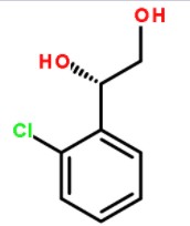 S-鄰氯苯基乙二醇化學(xué)式結(jié)構(gòu)圖