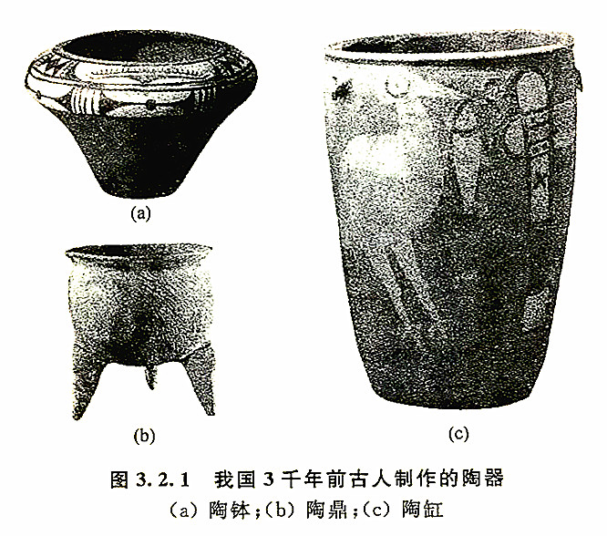 我國3千年前古人制作的陶器