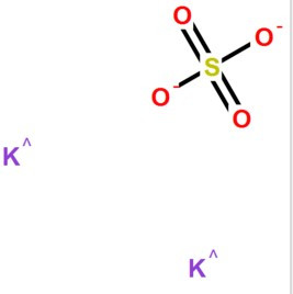 硫酸鉀化學(xué)式結(jié)構(gòu)圖
