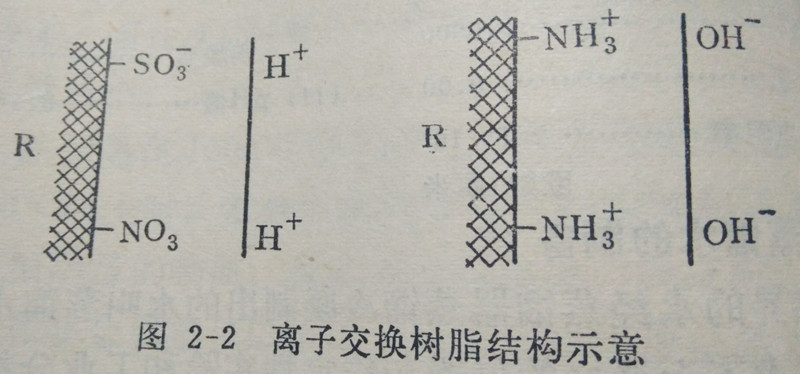 離子交換樹(shù)結(jié)構(gòu)示意