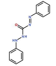 對稱二苯基偶氮羰酰肼分子式結構圖