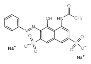 偶氮熒光桃紅分子式結(jié)構(gòu)圖