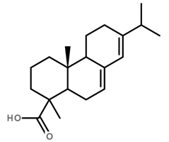 松香樹脂結(jié)化學(xué)式結(jié)構(gòu)圖